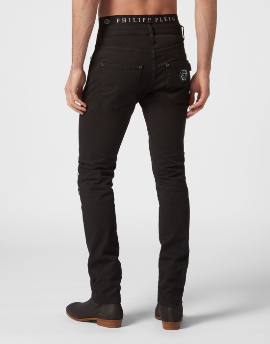 джинсы зауженные  из америки вид сбоку