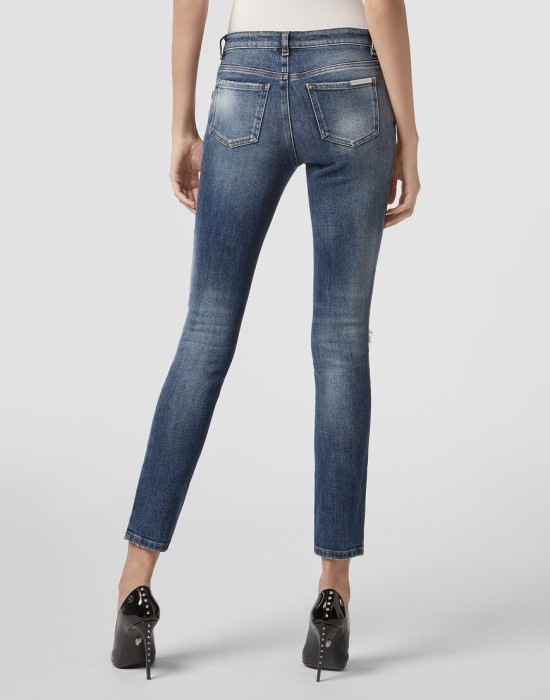 джинсы зауженные  из америки вид сбоку