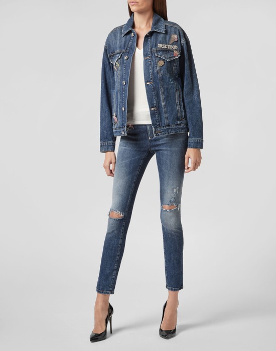 Товар синего цвета с внутренней стороны