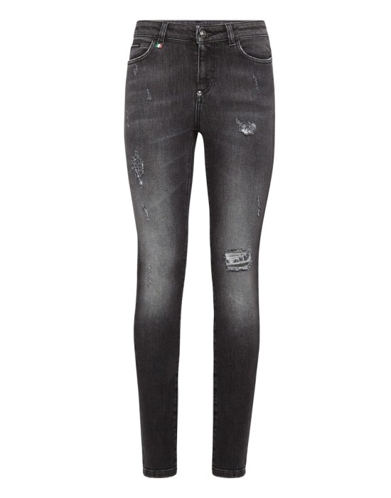 джинсы зауженные  P19C-WDT1077-PDE004N_14OU фотография