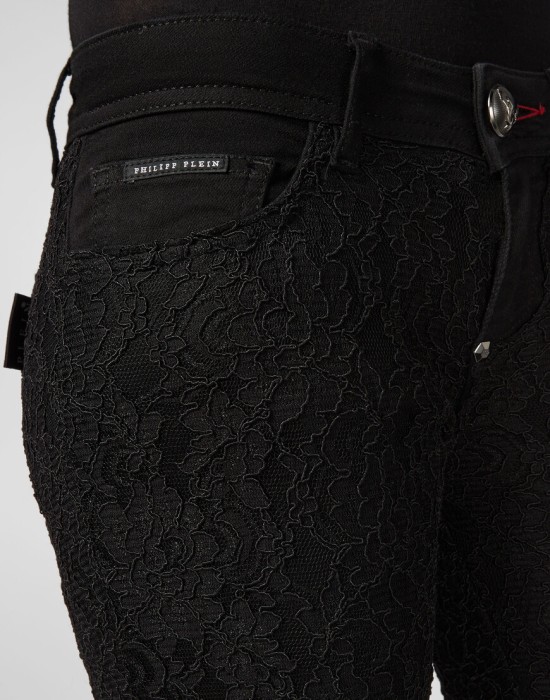 джинсы зауженные  из проверенных материалов спереди