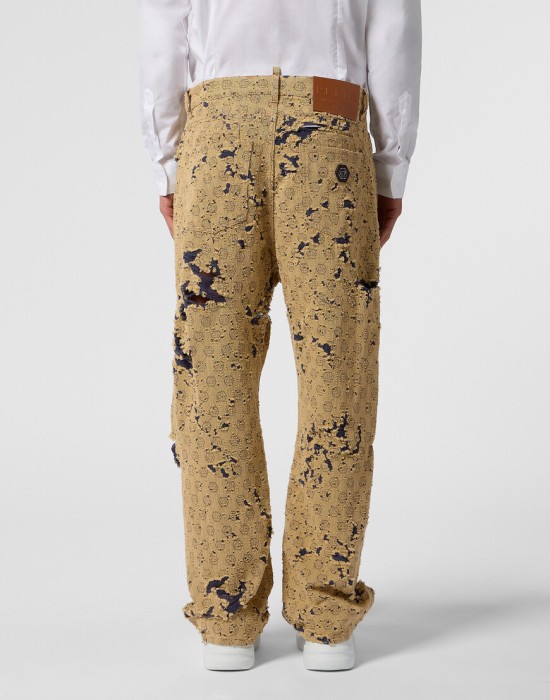 джинсы зауженные  из америки вид сбоку