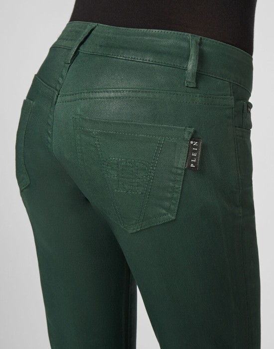 джинсы зауженные  из проверенных материалов спереди