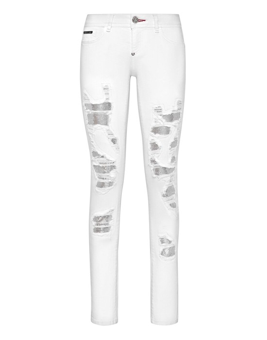 джинсы зауженные  P20C-WDT1317-PDE004N_01dm фотография