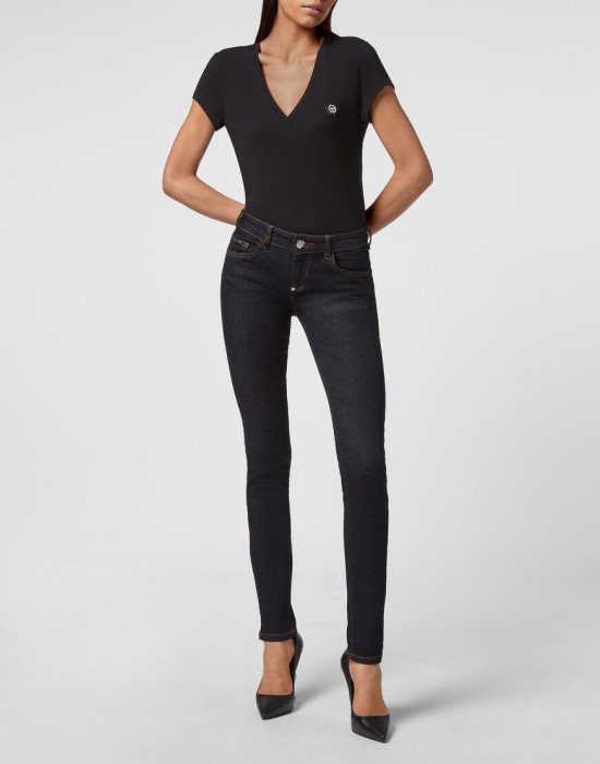 джинсы зауженные  по цене 49033 руб вид справа