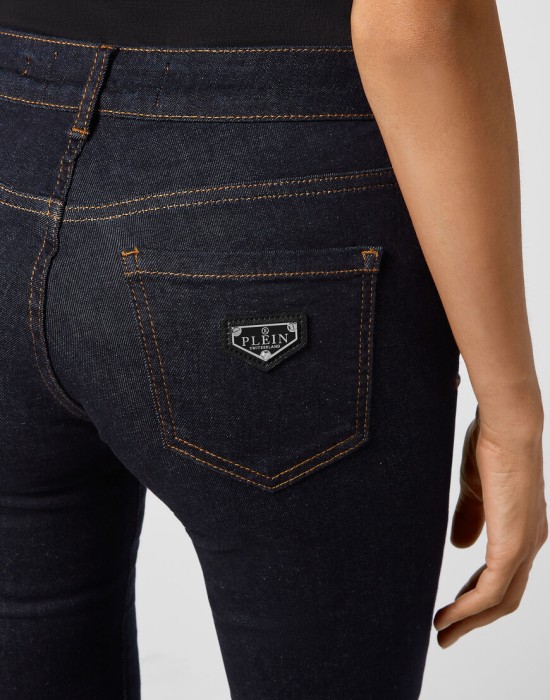 джинсы зауженные  из америки вид сбоку