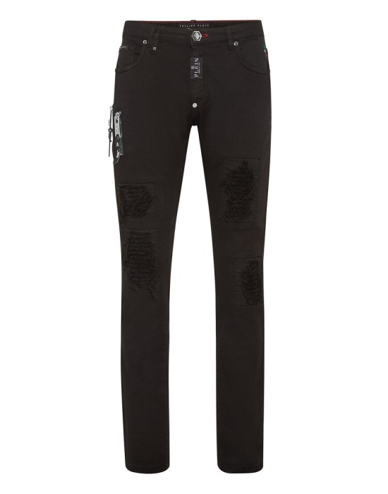 джинсы зауженные  PACC-MDT3525-PDE004N_10BW фотография