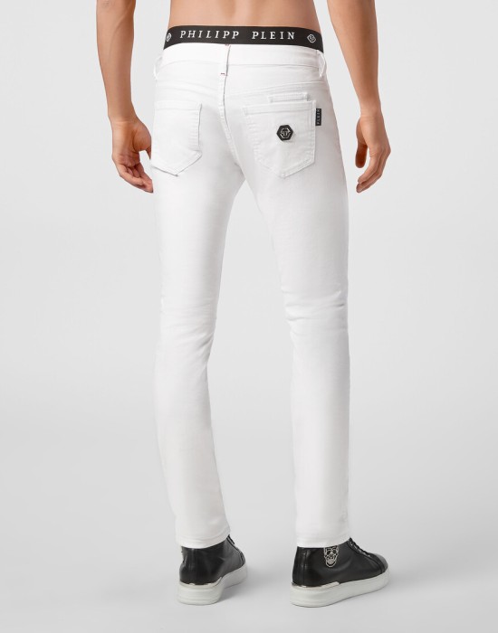 джинсы зауженные  из америки вид сбоку