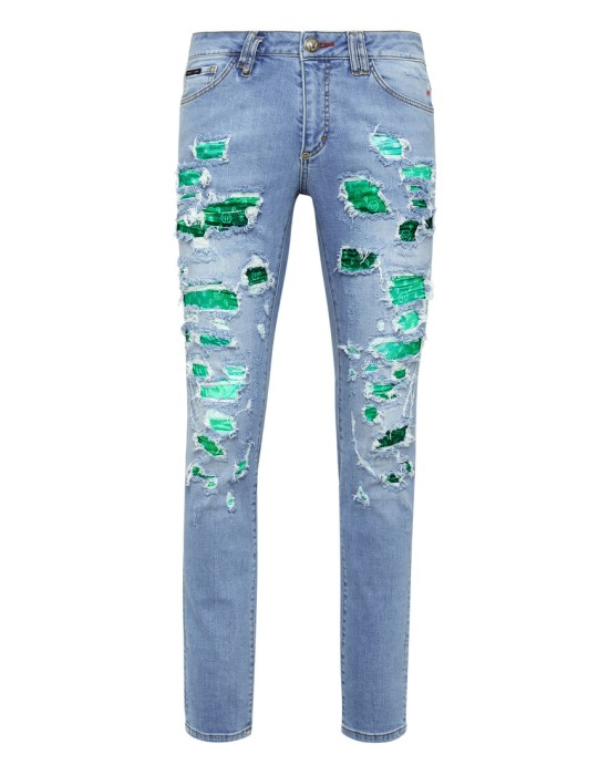 джинсы зауженные  FAAC-MDT2558-PDE004N_07GR фотография