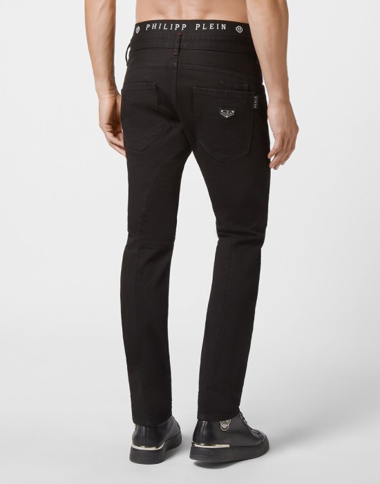 джинсы зауженные  из америки вид сбоку