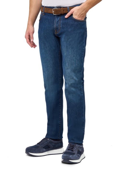 джинсы  из италии вид сбоку