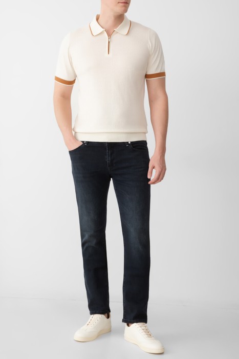 джинсы  из хлопка спереди