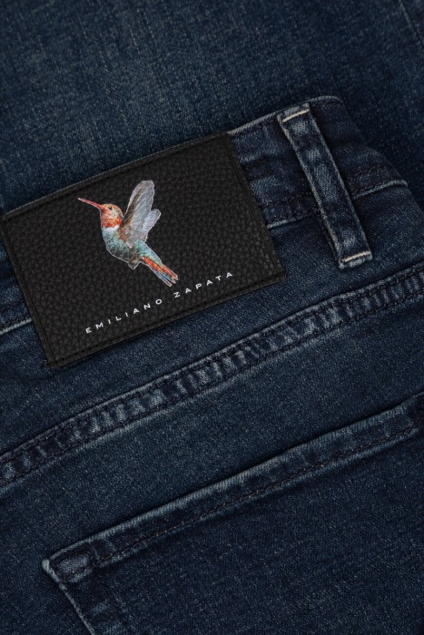 джинсы  для взрослого возраста с изнаночной стороны