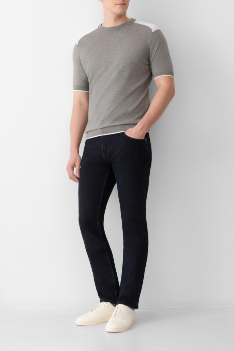 джинсы  из хлопка спереди