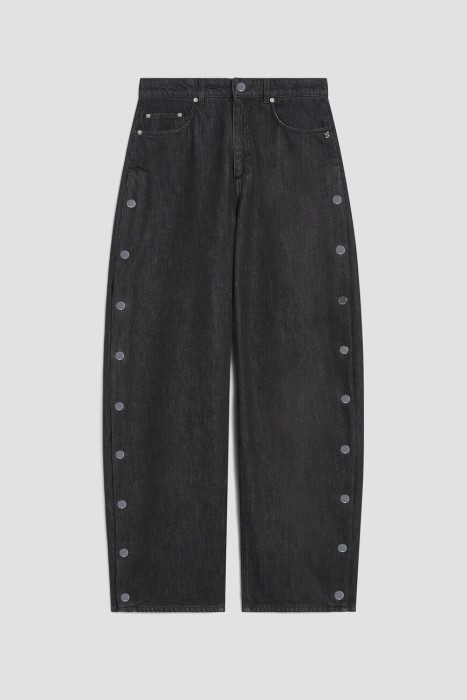 джинсы  из хлопка спереди