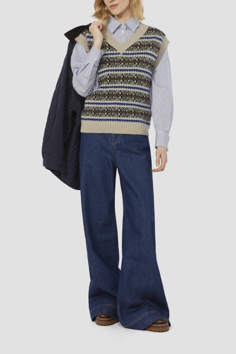 джинсы  из италии вид сбоку