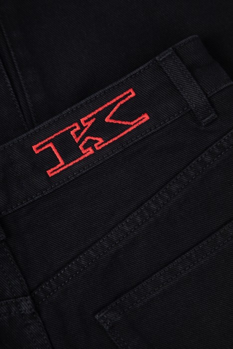 джинсы  для взрослого возраста с изнаночной стороны