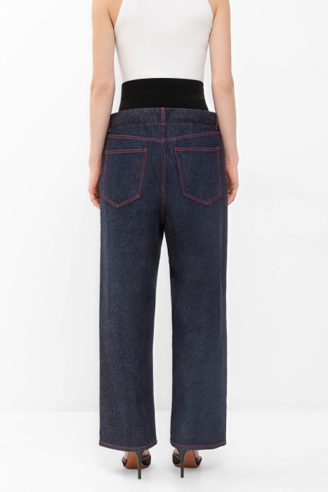 джинсы  от бренда alaia вид слева