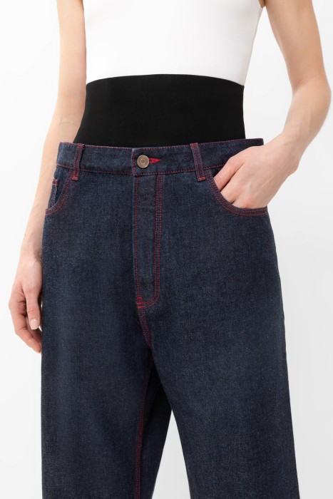 джинсы  из франции вид сбоку