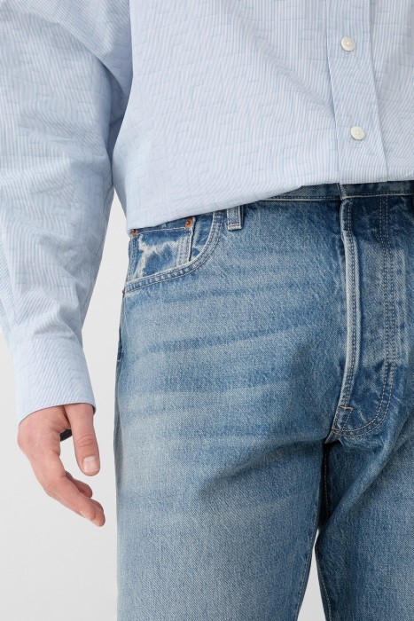 джинсы  из италии вид сбоку