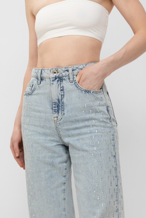 джинсы  из италии вид сбоку