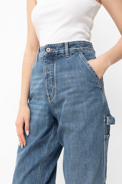 джинсы  из италии вид сбоку