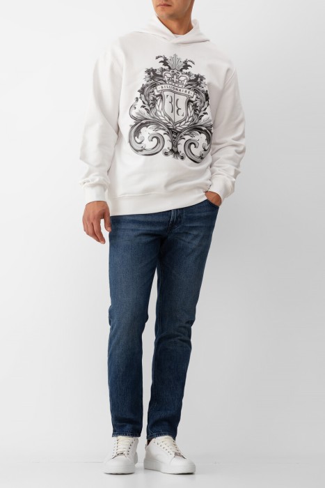 джинсы  из хлопка спереди