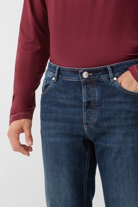 джинсы  из италии вид сбоку