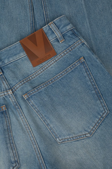 джинсы  для взрослого возраста с изнаночной стороны