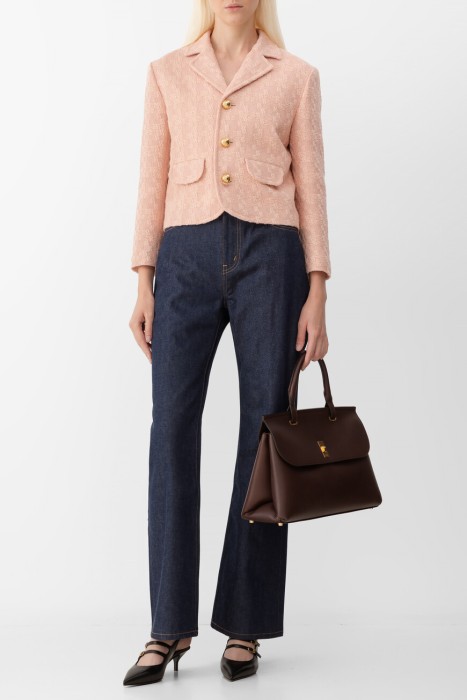 джинсы  из хлопка спереди