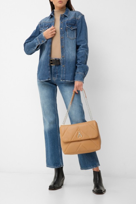 джинсы  из хлопка спереди