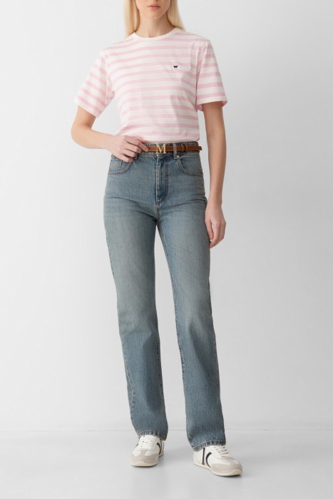 джинсы  из хлопка спереди