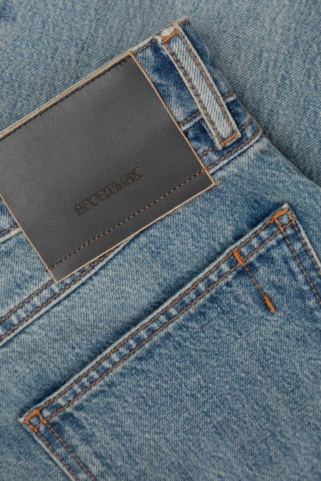 джинсы  для взрослого возраста с изнаночной стороны