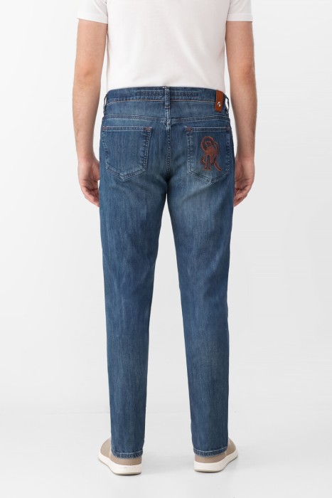 джинсы  от бренда stefano ricci вид слева