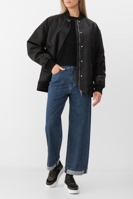 джинсы  из хлопка спереди