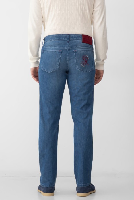 джинсы  от бренда stefano ricci вид слева