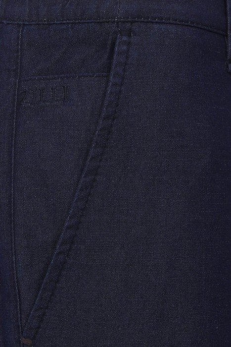 джинсы  из хлопка спереди