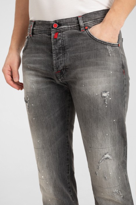 джинсы  из италии вид сбоку