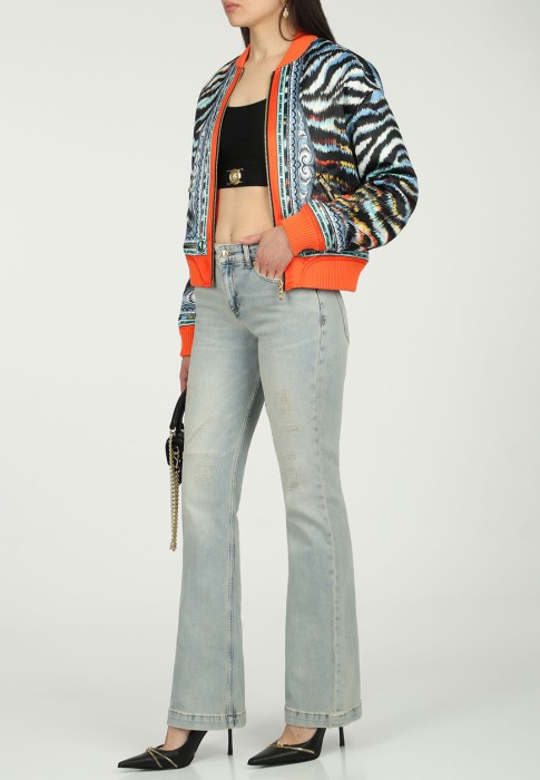 джинсы  из италии вид сбоку