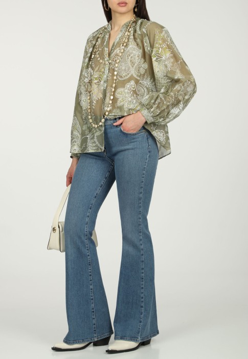 джинсы  из италии вид сбоку