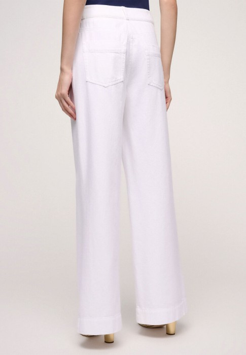 джинсы  от бренда luisa spagnoli вид слева