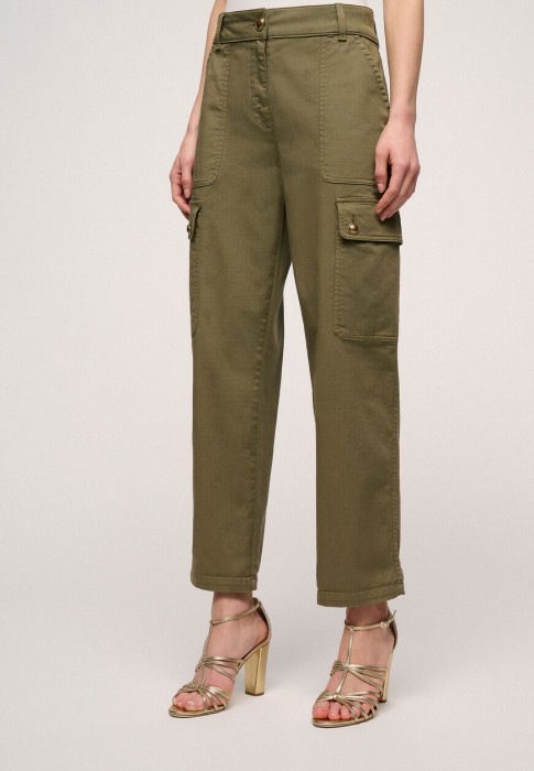 джинсы  от бренда luisa spagnoli вид слева