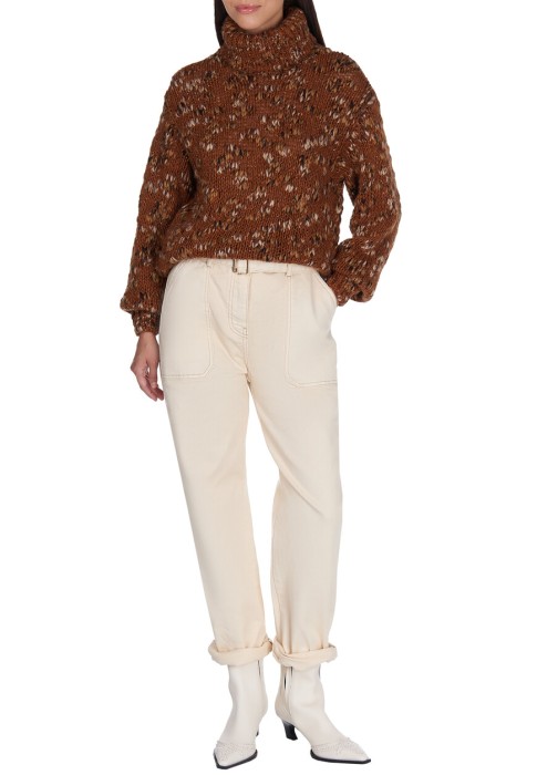 джинсы  от бренда luisa spagnoli вид слева