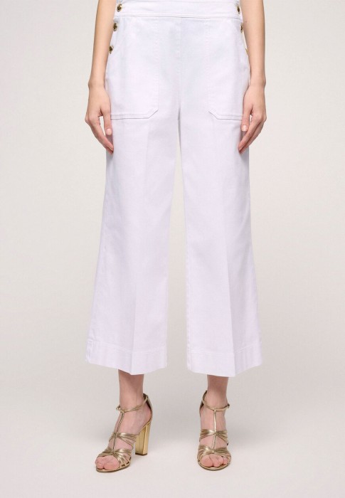 джинсы  от бренда luisa spagnoli вид слева