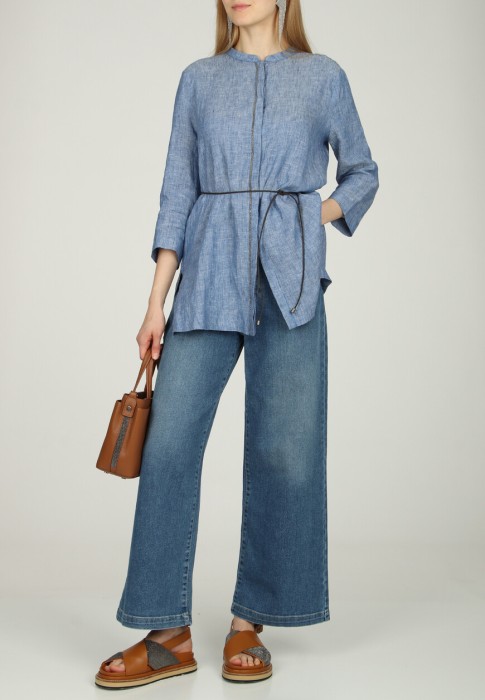 джинсы  от бренда fabiana filippi вид слева