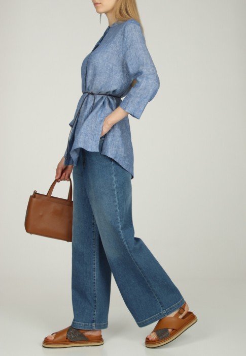 джинсы  из италии вид сбоку