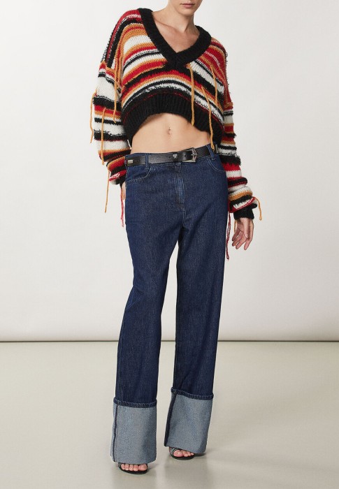 джинсы  из италии вид сбоку