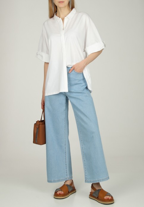 джинсы  от бренда fabiana filippi вид слева