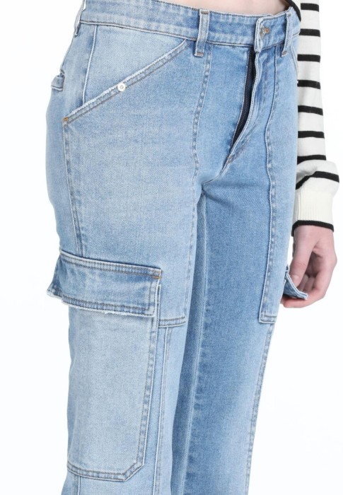 джинсы  из проверенных материалов спереди