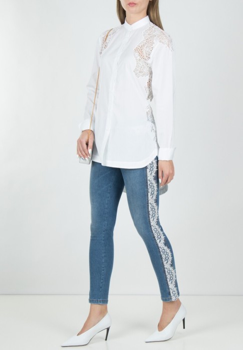 джинсы  от бренда ermanno scervino вид слева